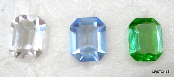 10x8mm Unfoiled Cushion Octagon