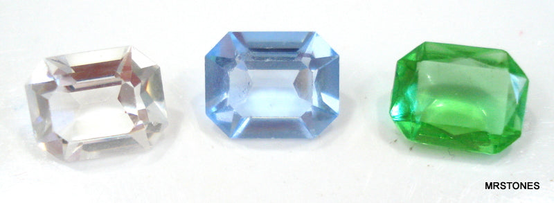 10x8mm Unfoiled Cushion Octagon