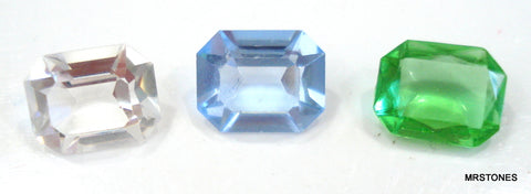 10x8mm Unfoiled Cushion Octagon