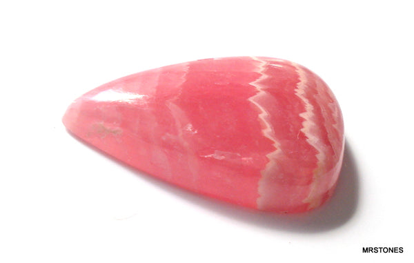 20x13mm Natural Rhodocrosite Pear Shape Cabochon