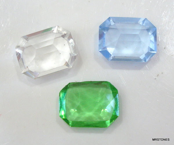 10x8mm Unfoiled Cushion Octagon