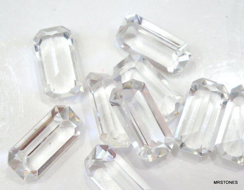 12x6mm (4600) Crystal Unfoiled Cushion Octagon
