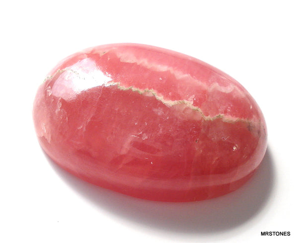 24x12mm Natural Rhodocrosite Oval Shape Cabochon