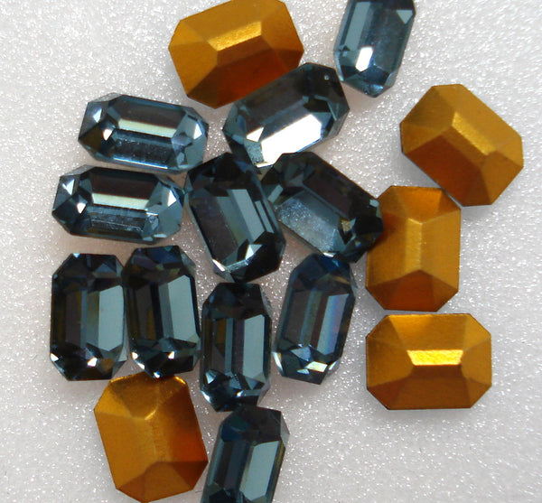 10x8mm (4600) Indian Sapphire Cushion Octagon