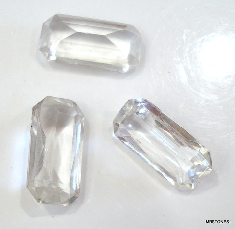 16x8mm (4610) Crystal Step Cut Unfoiled Cushion Octagon