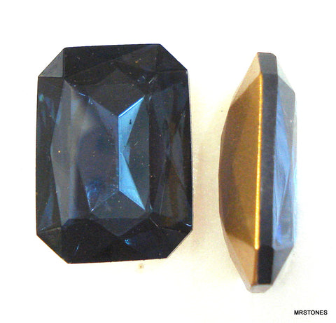 25x18mm (4627/2) Montana Sapphire Cushion Octagon