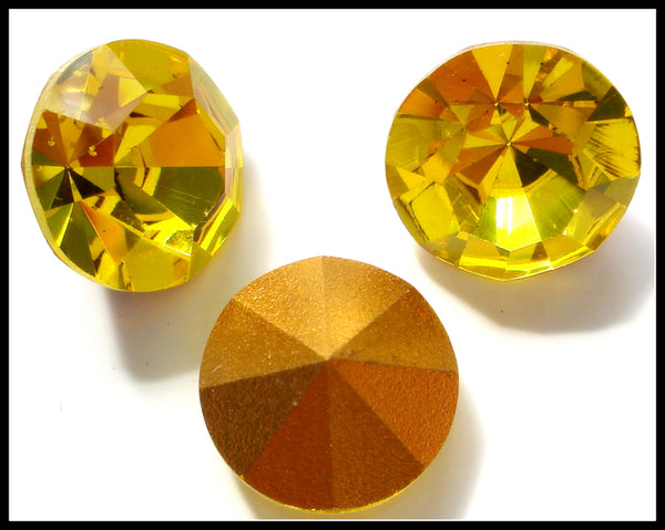 10.9-11.3mm (1100) (48SS) Citrine Rounds