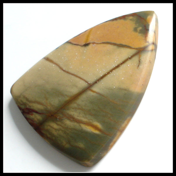 29x22mm Natural Red Creek Jasper Arrow Shape