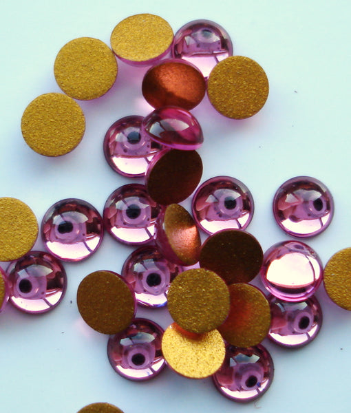4mm (2194) Rose Pink Round Cabochon