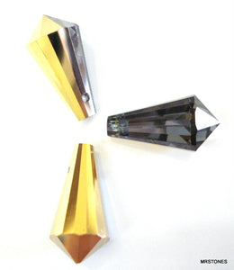15x8mm Arum Czech Glass Bead Briolette
