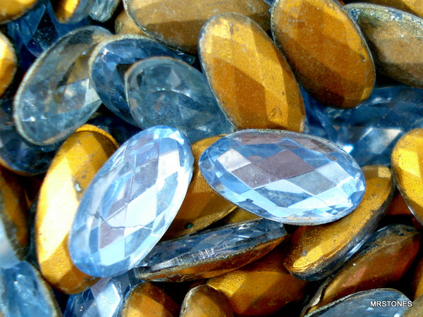 12x6mm (4150) Light Sapphire Fully Faceted Oval Shape