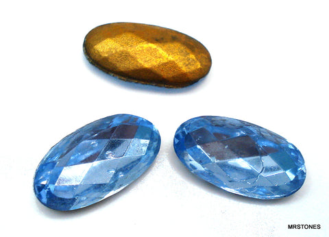 12x6mm (4123/2) Light Sapphire Fully Faceted Oval Shape