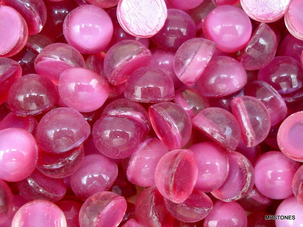 7mm (2194) Ruby Moonstone Round Cabochon