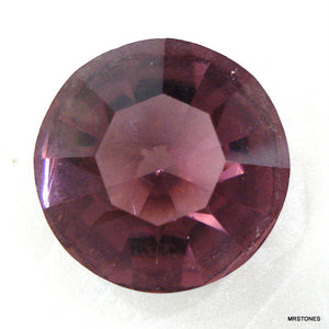 25mm (1100) (92ss) Unfoiled Amethyst Round