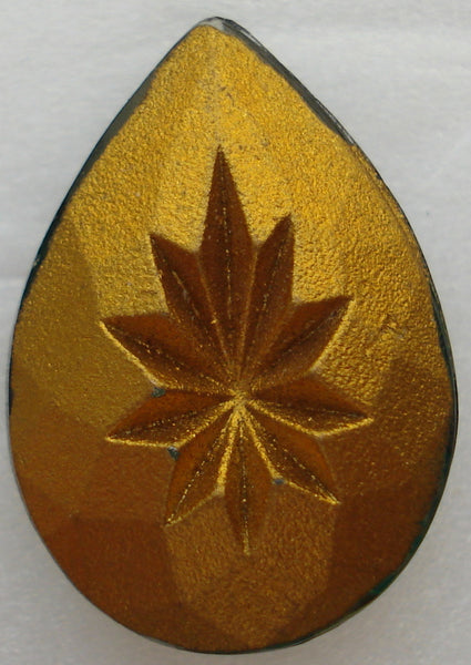 18x13mm (4321/2) TTC Green Tourmaline Star Burst Pendeloque Pear