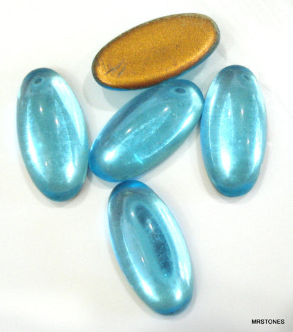 18x9mm (2195) Old Aqua Oval Cabochon