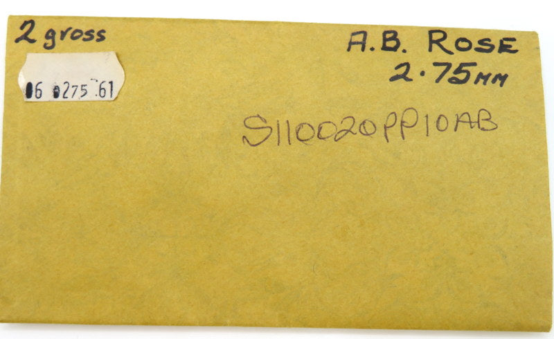 2.7mm (1100) (20pp) Rose AB Round β MrStones