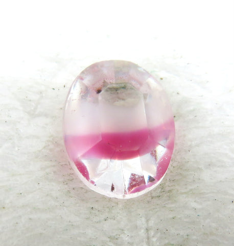 8x6mm (4100/2) TTC Pink Givre Oval Unfoiled