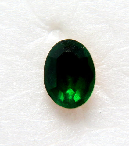 8.5x6.5mm (4100) Czech Emerald Green Oval Shape
