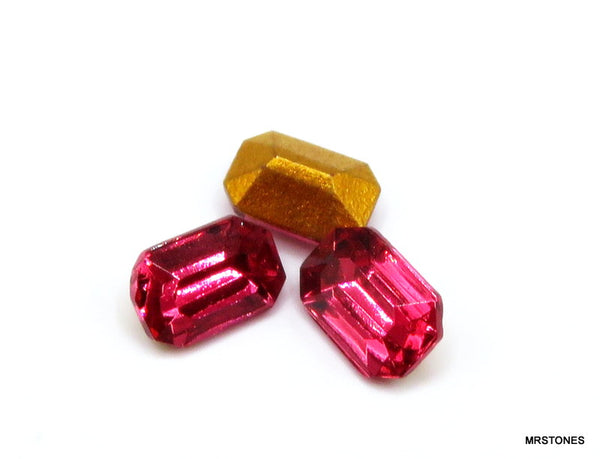6x4mm (4600/2) TTC Dark Rose Cushion Octagon