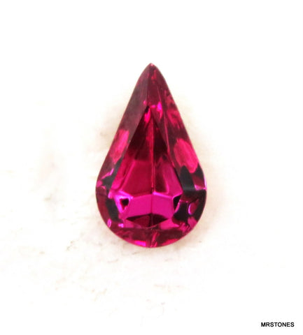 13x7.8mm (4300/2) TTC Fuchsia Pink Pear Shape